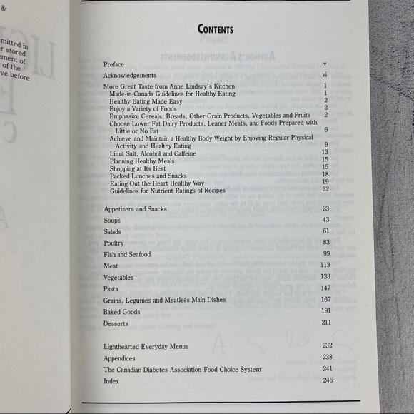 Lighthearted Everyday Cooking Cookbook by Anne Lindsay Softcover Book of Recipes - Picture 4 of 7